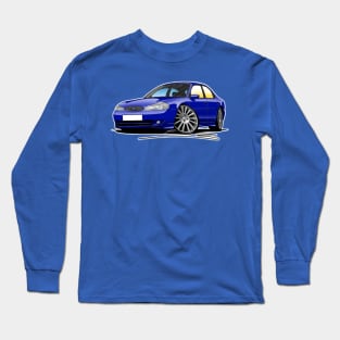 Ford Mondeo (Mk2) ST200 Blue Caricature Art Long Sleeve T-Shirt